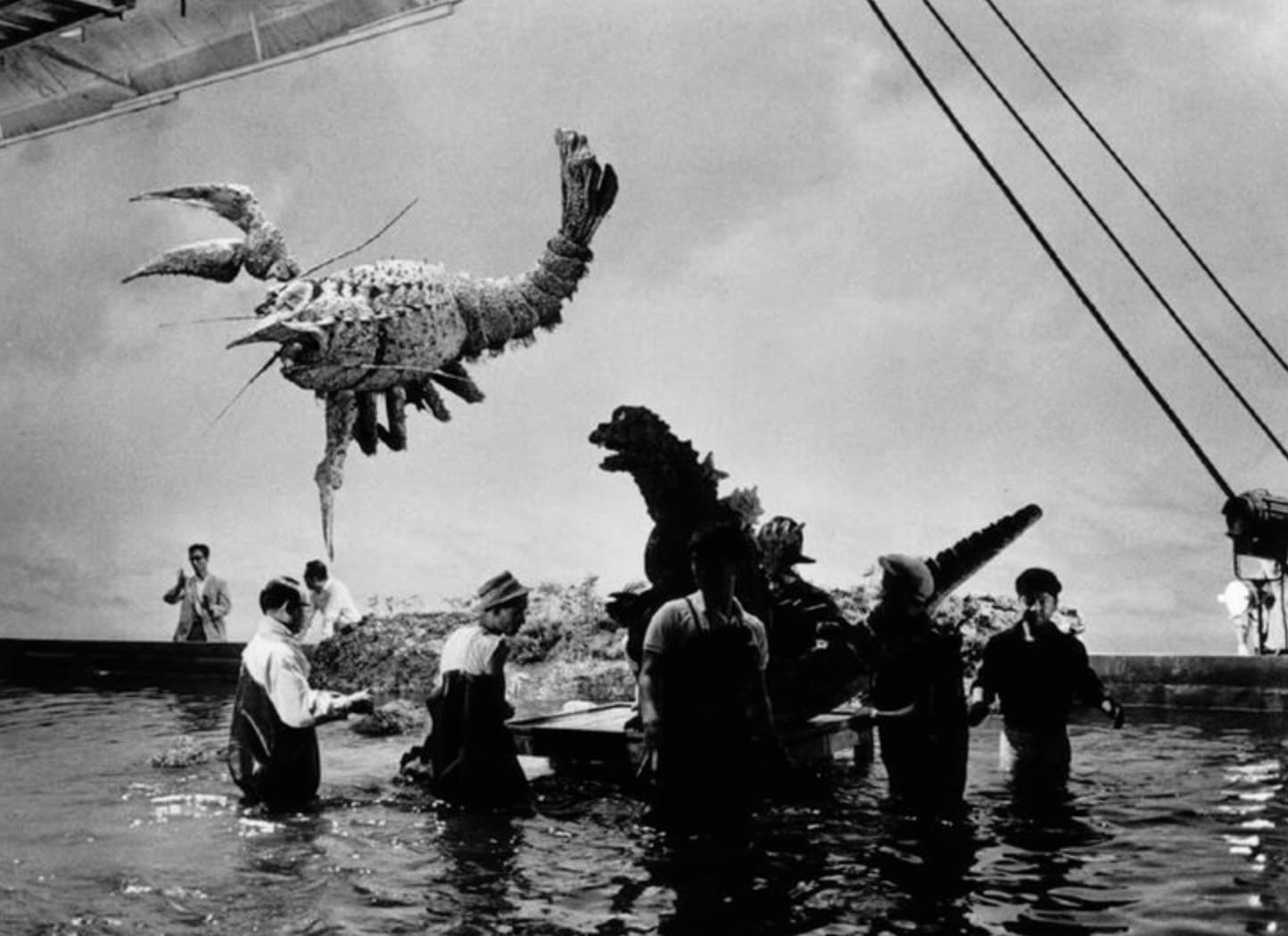 behind the scene of godzilla